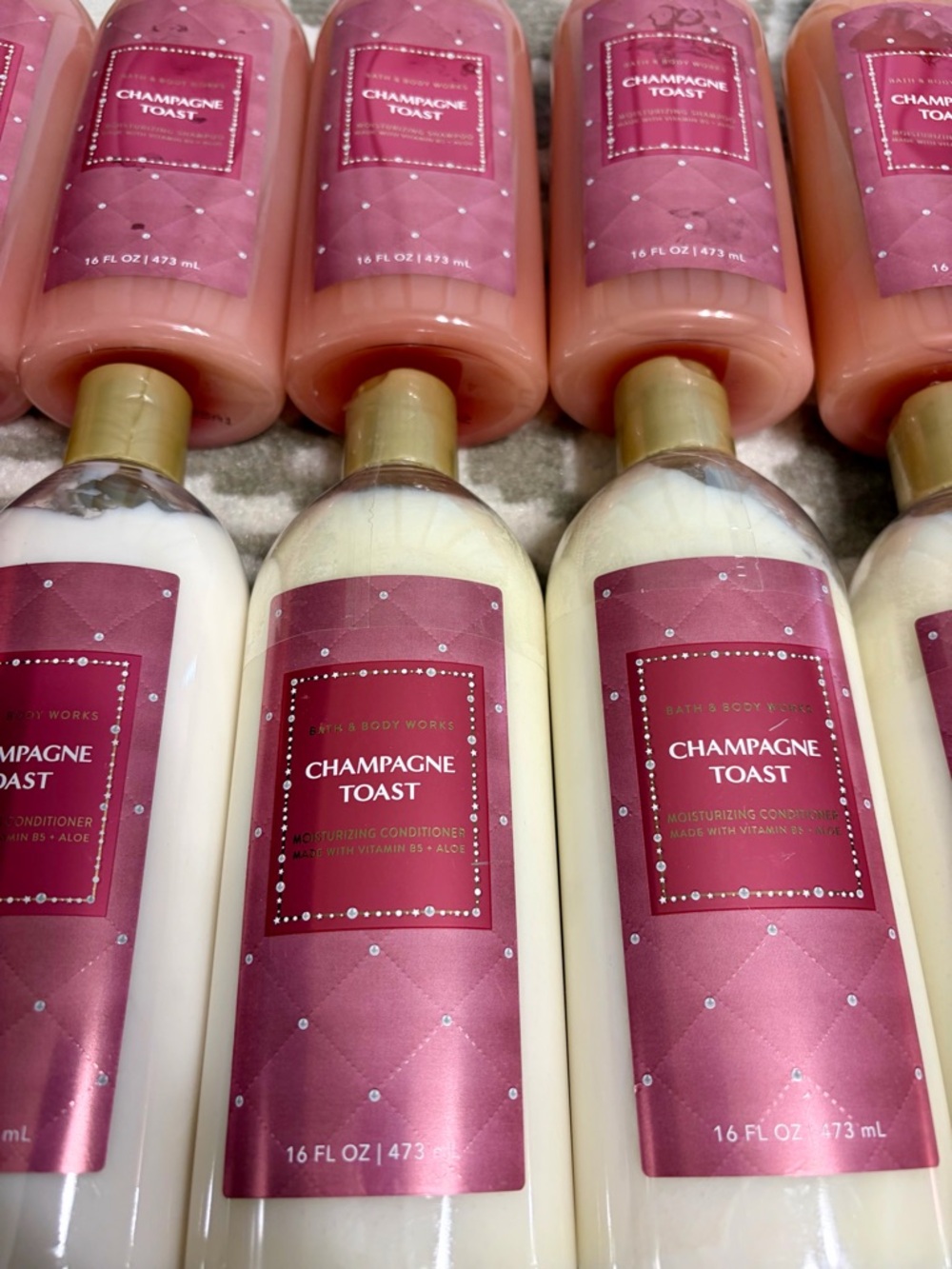 Set of 2 Champagne Toast Nourishing Shampoo & Conditioner Set - Pink - Picture 2 of 4
